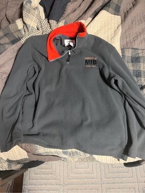 Vintage Universal Studios Men in Black Alien Attack 1/4 Zip Fleece Jacket
